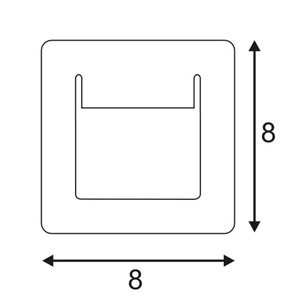 Lampe à LED intégrée Downunder Pur 8 cm blanc SLV 4024163134804