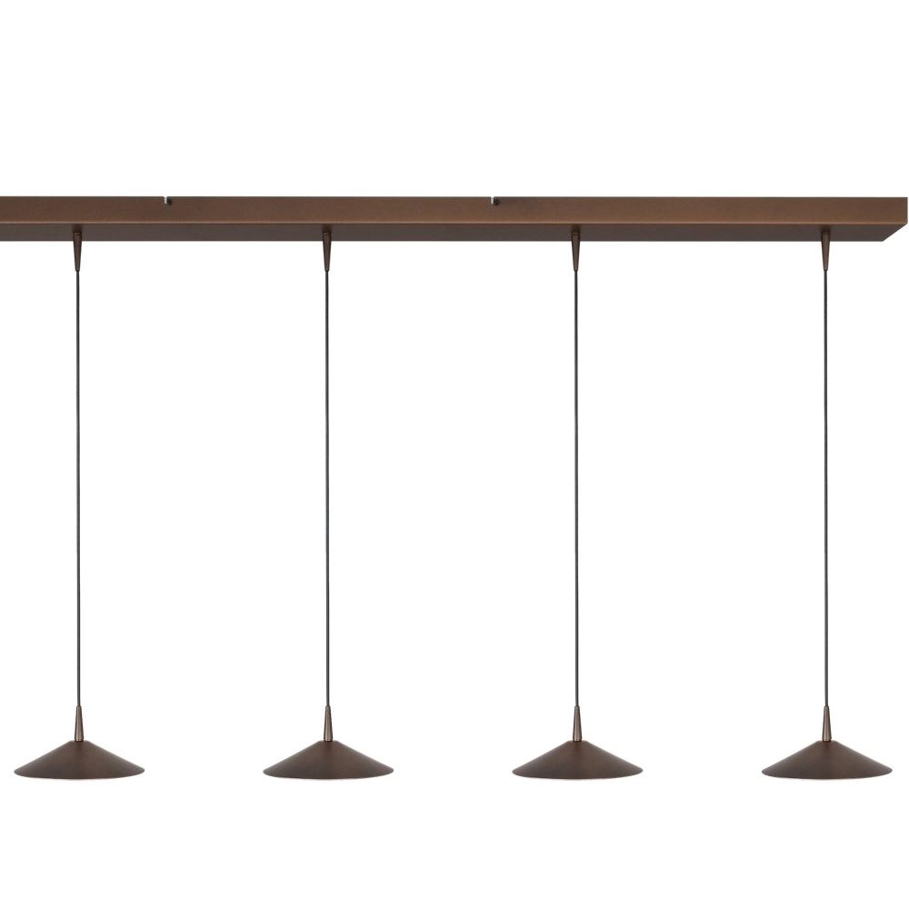 Lampe suspendue à 5 lumières Ceppo Brun cacao Ø 18 cm Masterlight 8718121352022