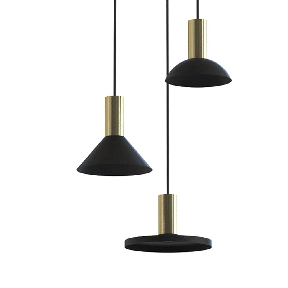 Lampe suspendue loft noire Hermanos Lyora 5903139803090