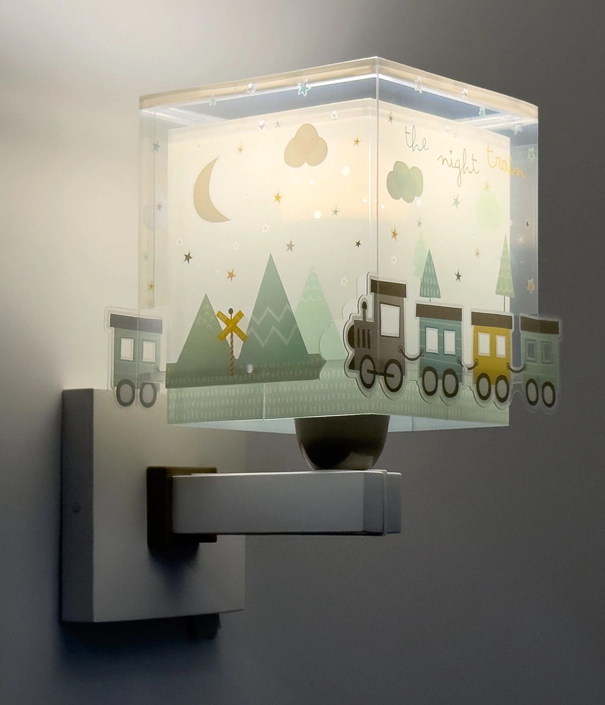 Applique murale Night Train Gris lueur dans le noir Dalber 8420406635392