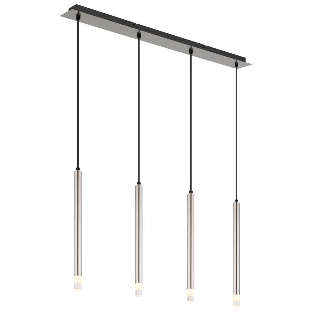 Suspension design Ryan Nickel 4 lumières Suspension design Ryan Nickel 4 lumières