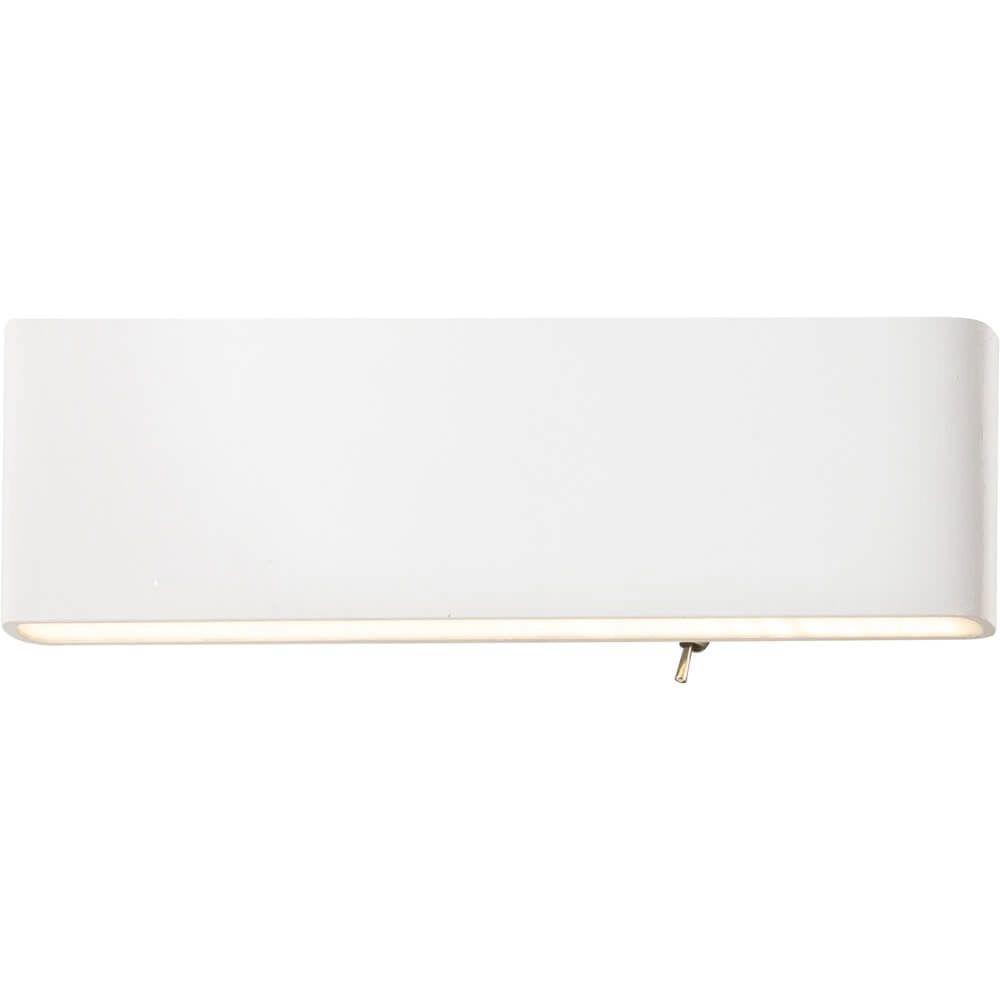 Applique murale design Siegfried M blanc avec interrupteur Globo 9007371359455