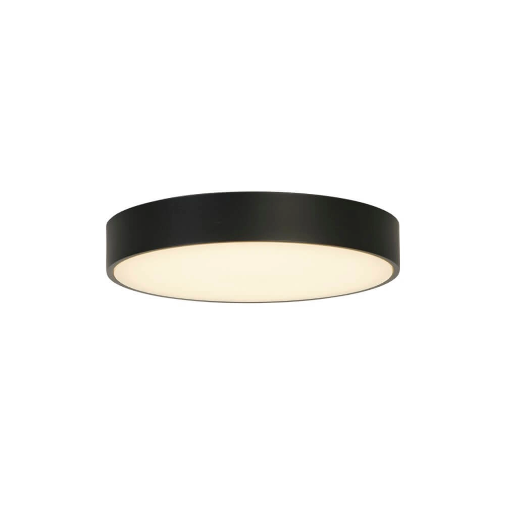 Plafonnier Palma Noir avec fenêtre blanche Plafonnier Palma Noir avec fenêtre blanche