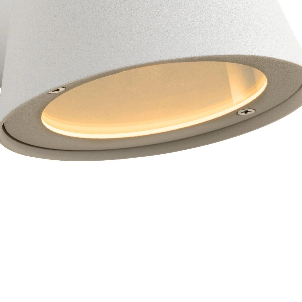 Projecteur mural Dingo-Led IP44 blanc Lucide 5411212143822