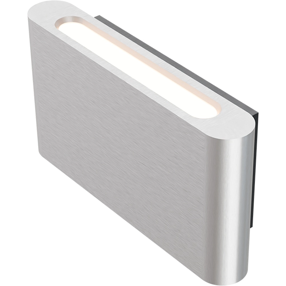 Spot mural moderne Atina 20cm nickel mat Masterlight 8718121385020