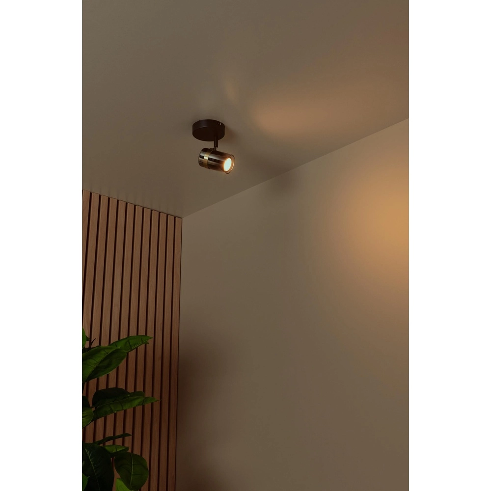 Projecteur de plafond Upton Noir simple Lucide 5411212570017