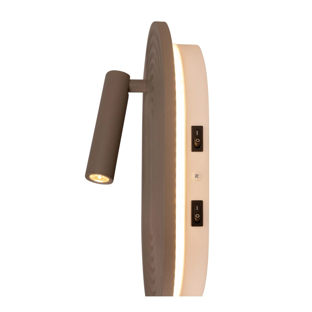 Lampe murale de conception Carmino taupe Lucide 5411212771582