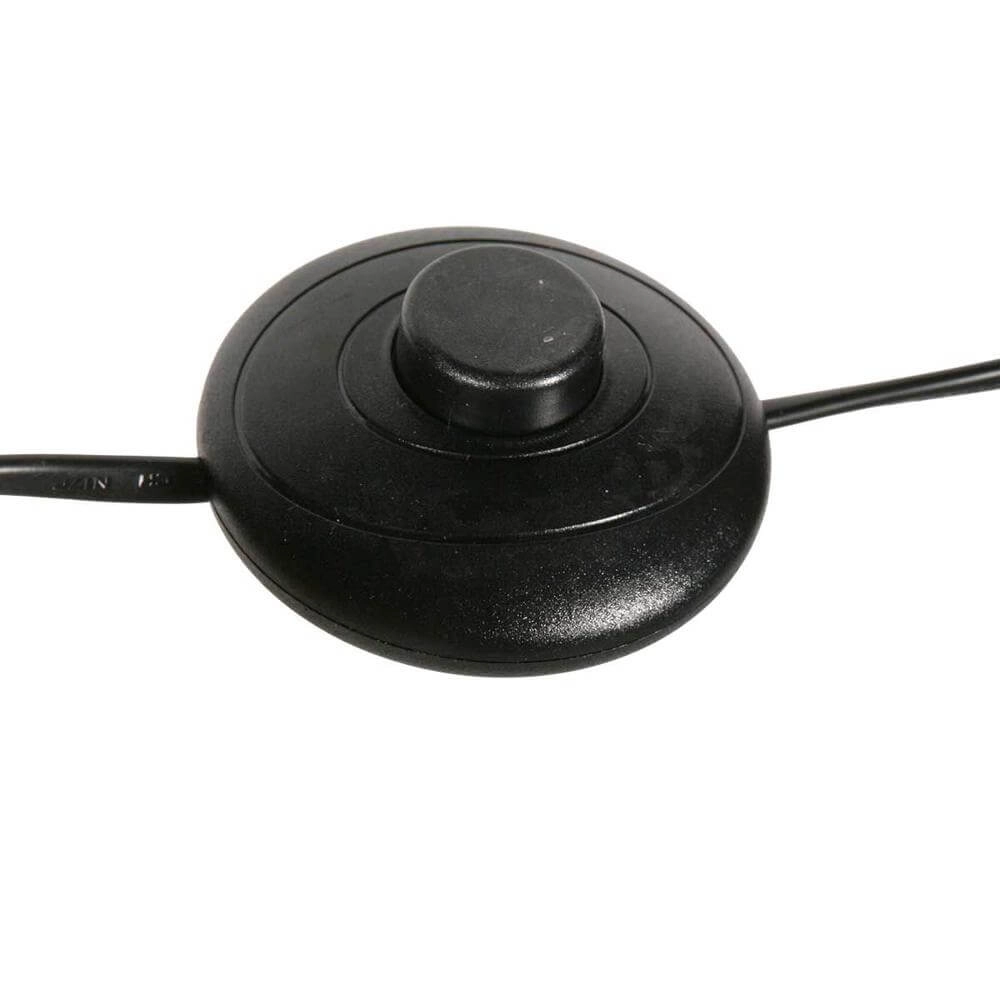 Lampadaire moderne Mykty noir Ø 40cm Steinhauer 8712746178173