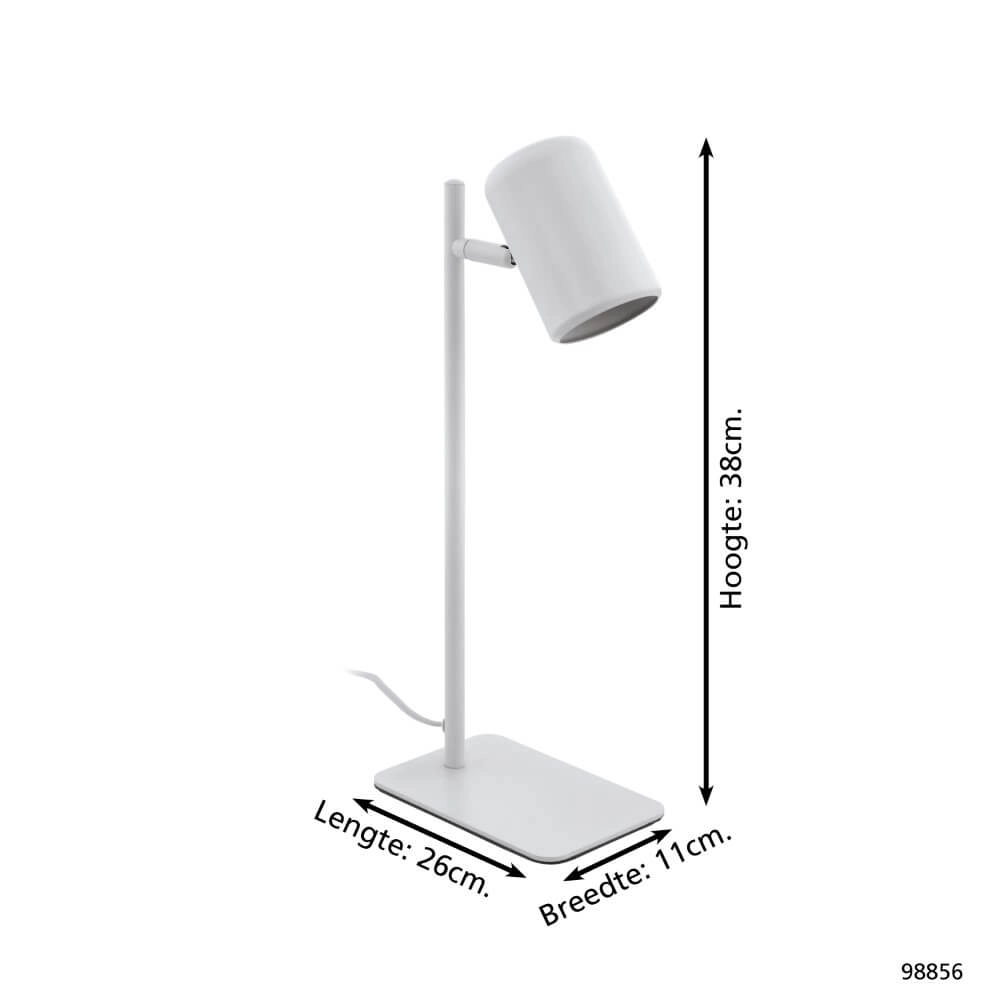 Lampe de bureau blanche Ceppino Eglo 9002759988562