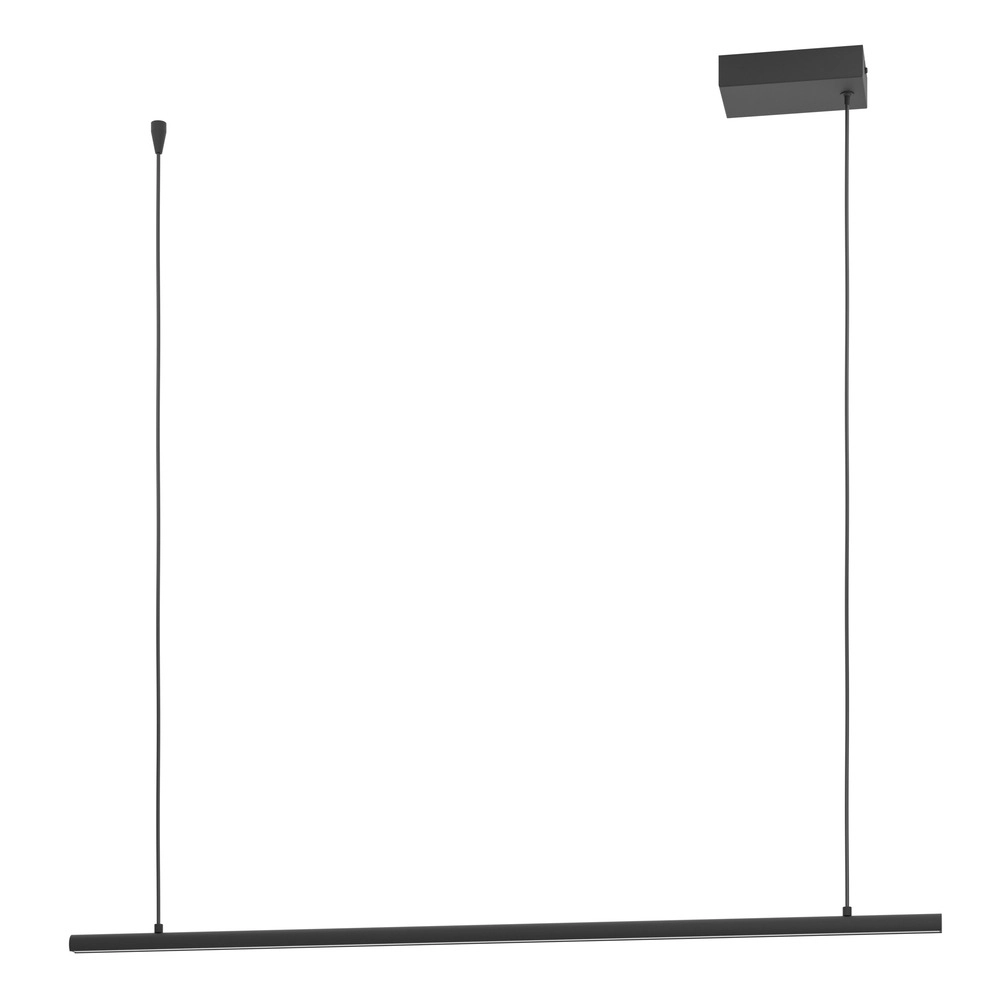 Lampe suspendue intelligente Flatron-Z noir 100,5 cm