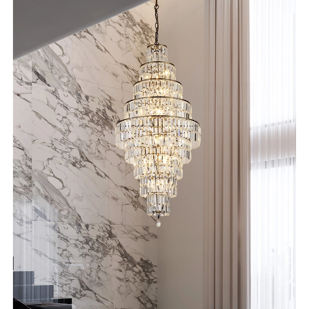 Lustre Empire laiton antique Ø 60cm Searchlight 5053423303826