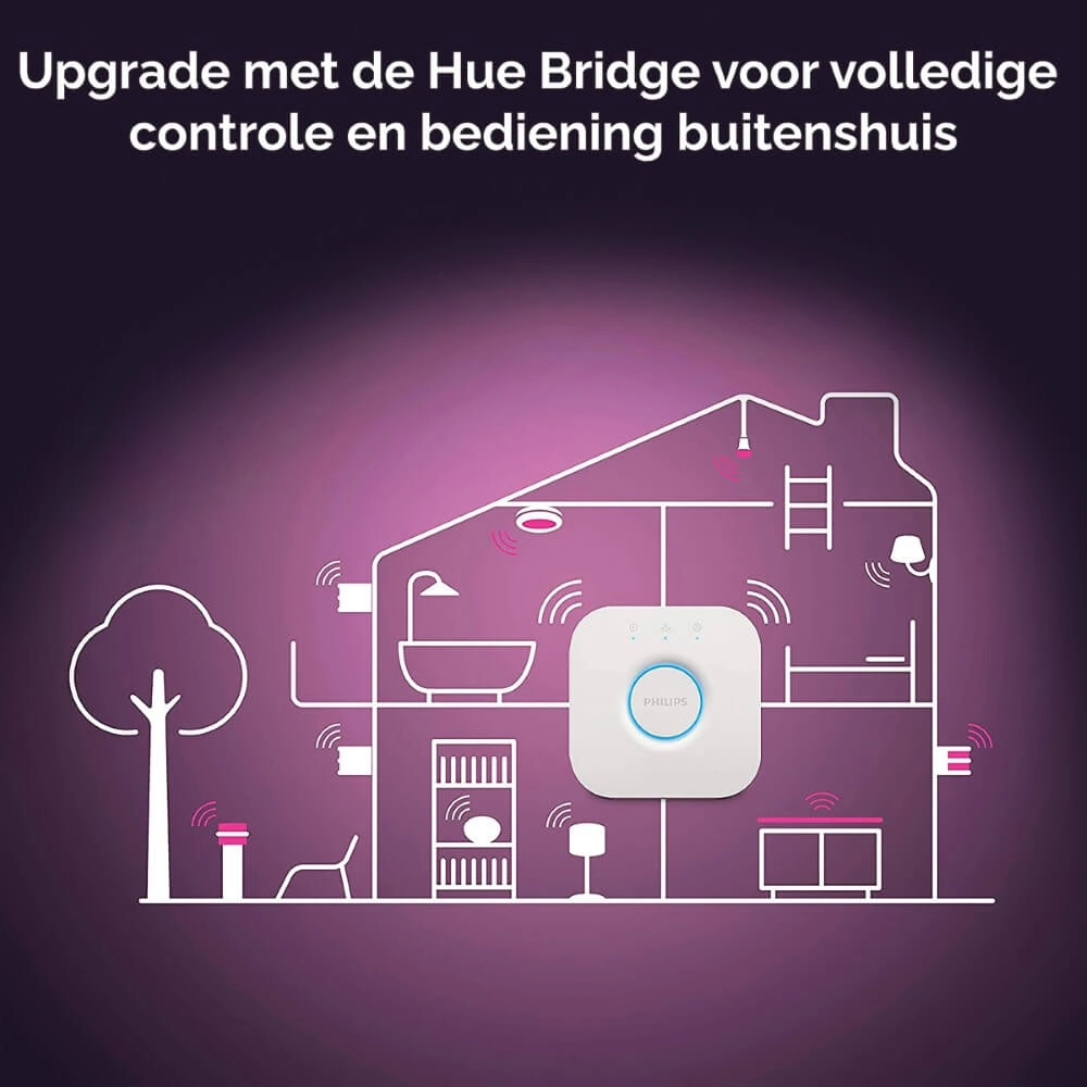 Plafonnier Hue Infuse L - White and color Ø 42,5 cm noir Philips 8718696176528