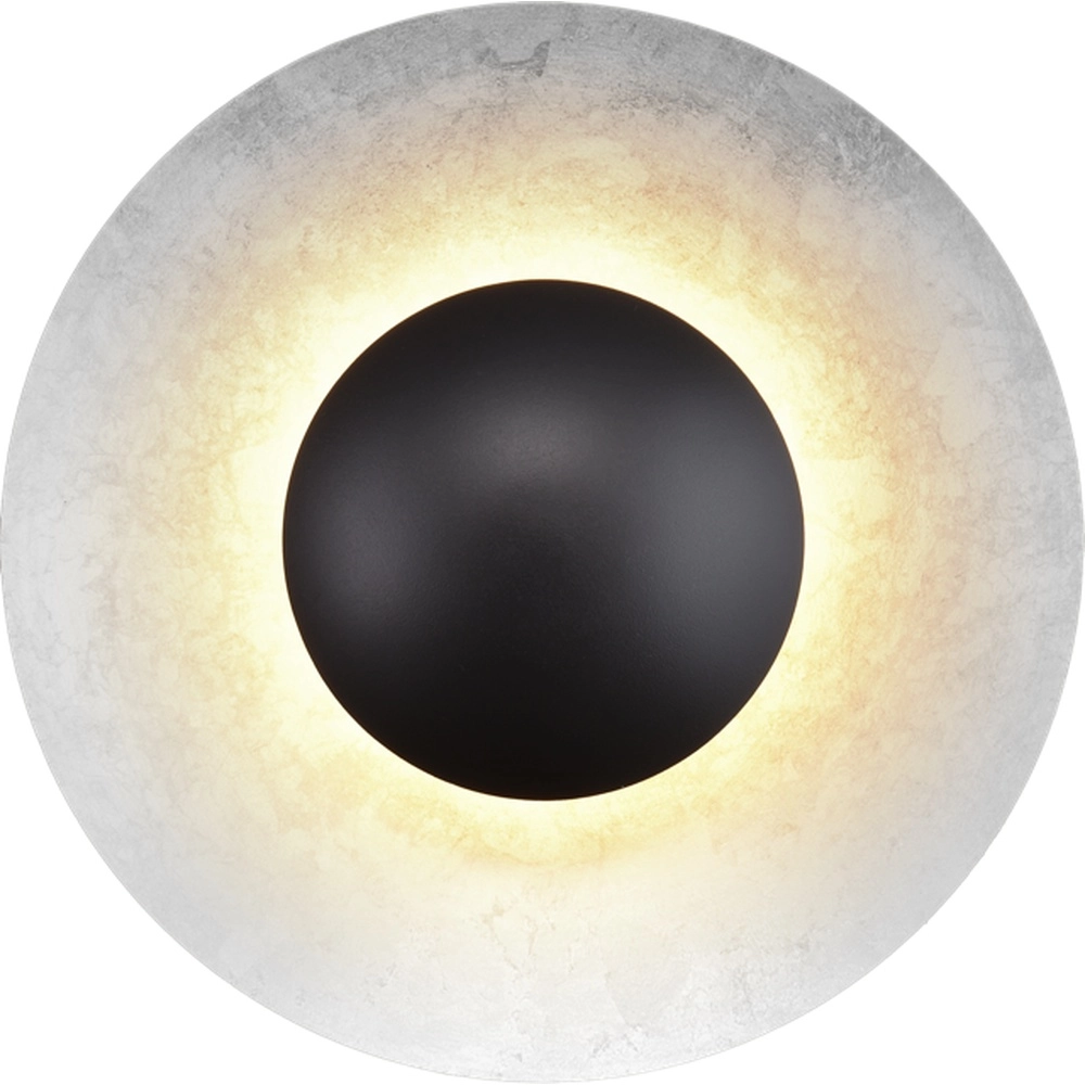 Applique murale Zyan noir avec argent Masterlight 8718121217451