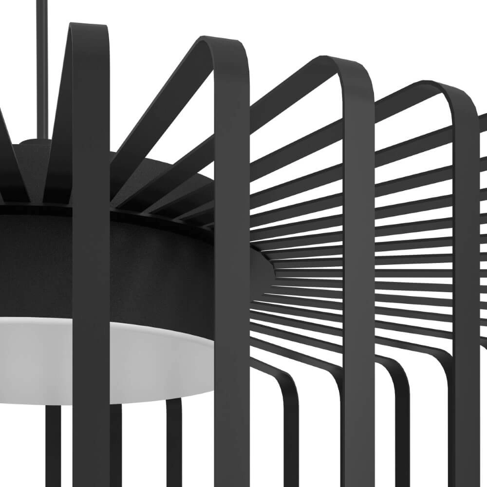 Lampe suspendue noire Ginestrone-Z Conception Ø 45 cm Eglo 9008606270507