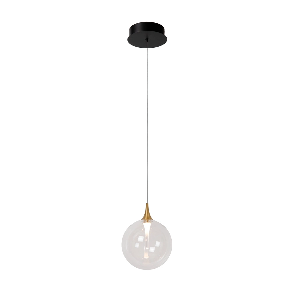Suspension LED de conception Gisela transparent - 1x Ø 16cm