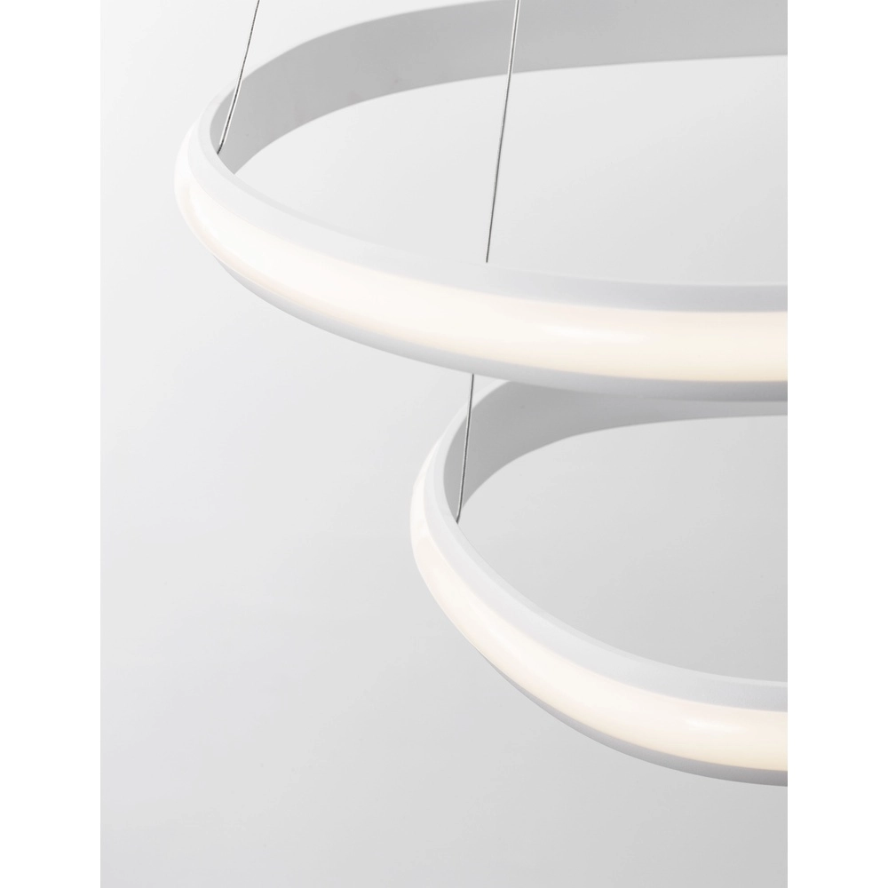Suspension design Aries blanc Ø 59cm Lyora 5212017419811