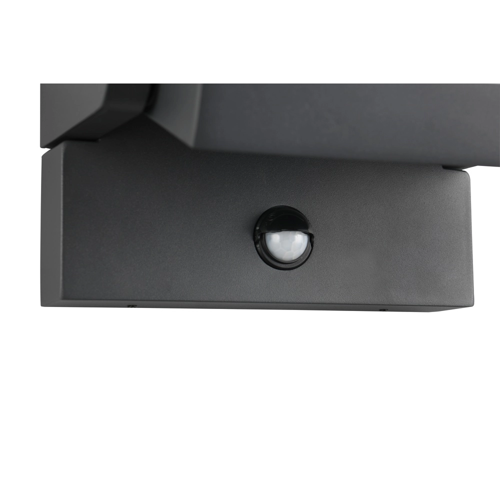 Applique murale directionnelle Kansas anthracite avec capteur Trio 4017807603576