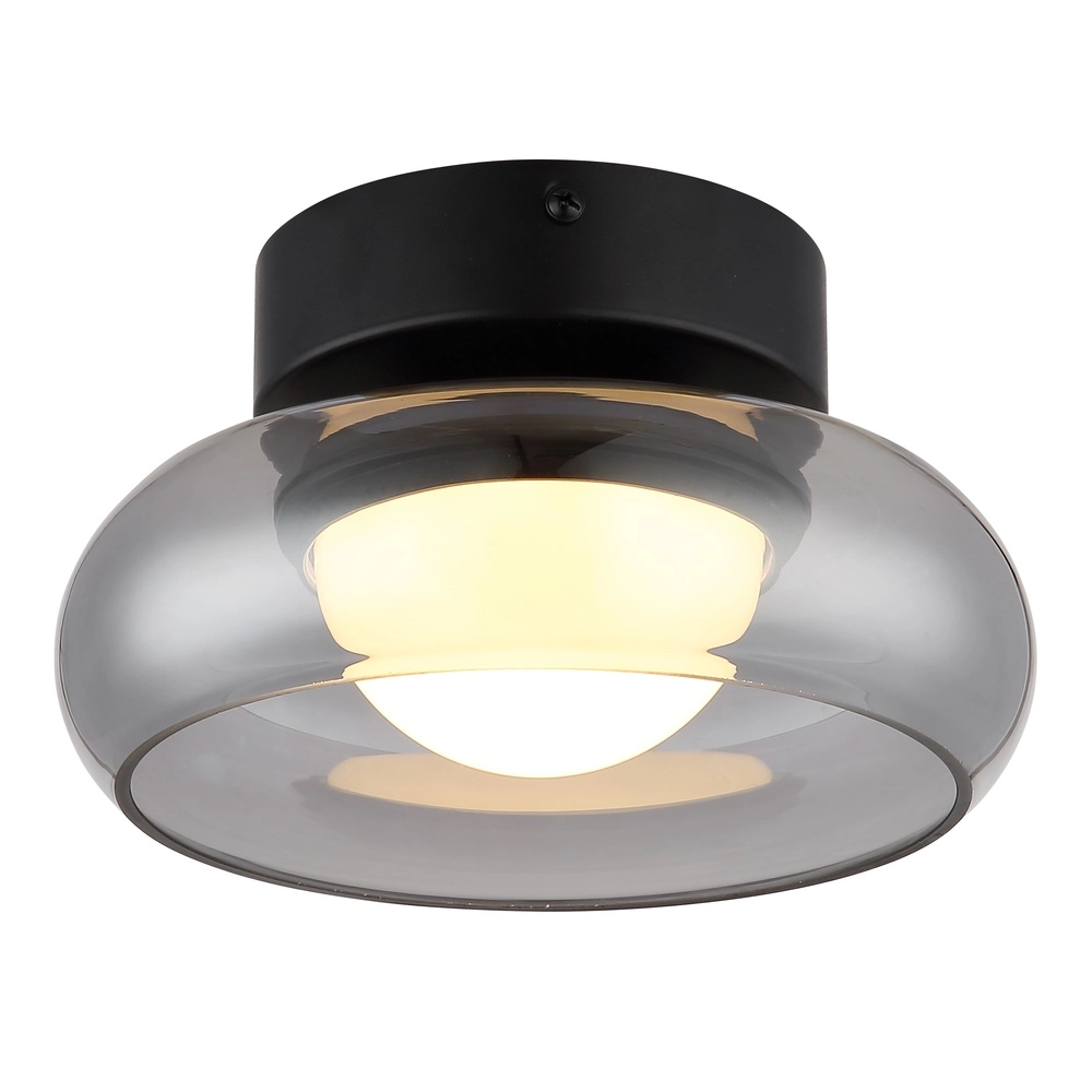 Lampe de plafond à design Carlene Noir Globo 9007371566174
