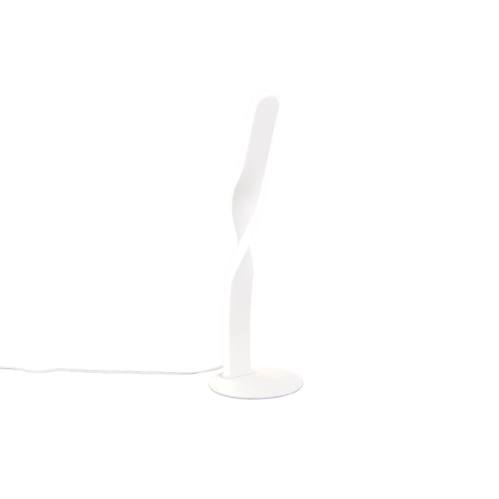 Lampe de table design Ginko blanc