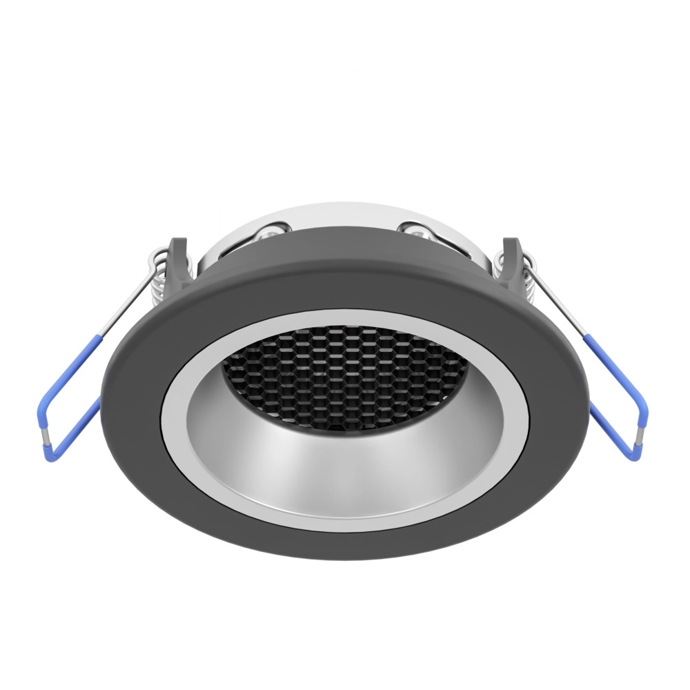 Spot encastré smart Yebra-Z noir avec argent Eglo 9008606359035