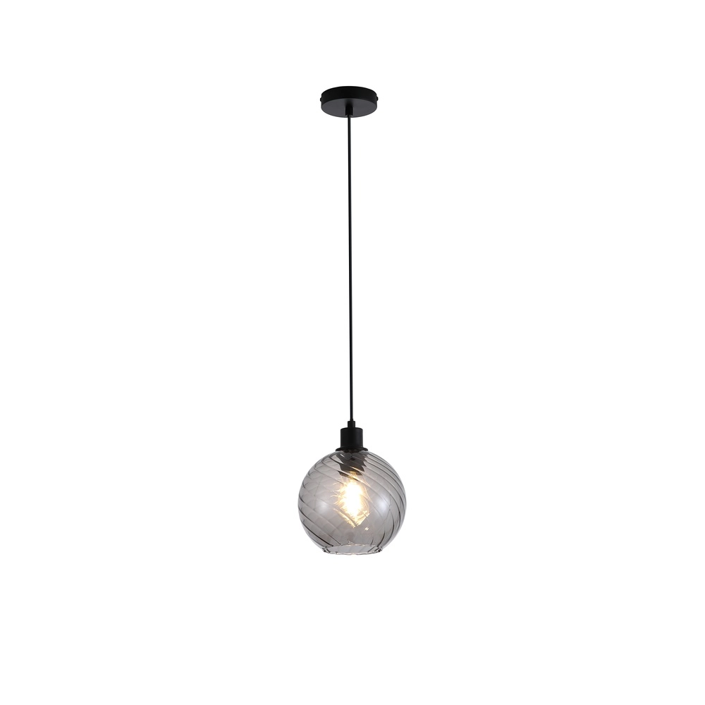 Suspension Radiance Simple, Noir