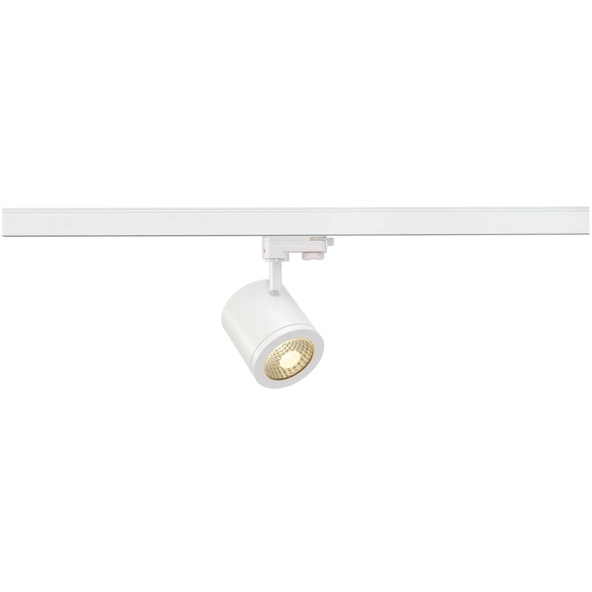 Spot sur rail LED Enola Triphasé - blanc - 3000K Spot sur rail LED Enola Triphasé - blanc - 3000K