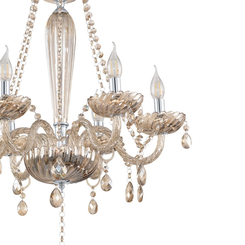 Lustre Basilano 6 lumières 72cm Eglo 9002759390921
