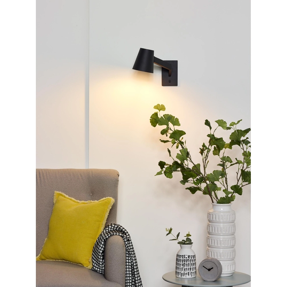 Lampe murale noire Mizuko Conception Lucide 5411212201713