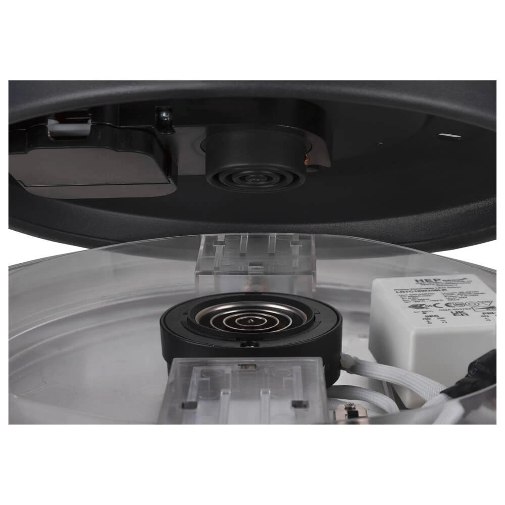 Plafonnier / Lampe suspendue Medo Pro 30 noir - CCT - 70g - Ø 28cm SLV 4024163277013