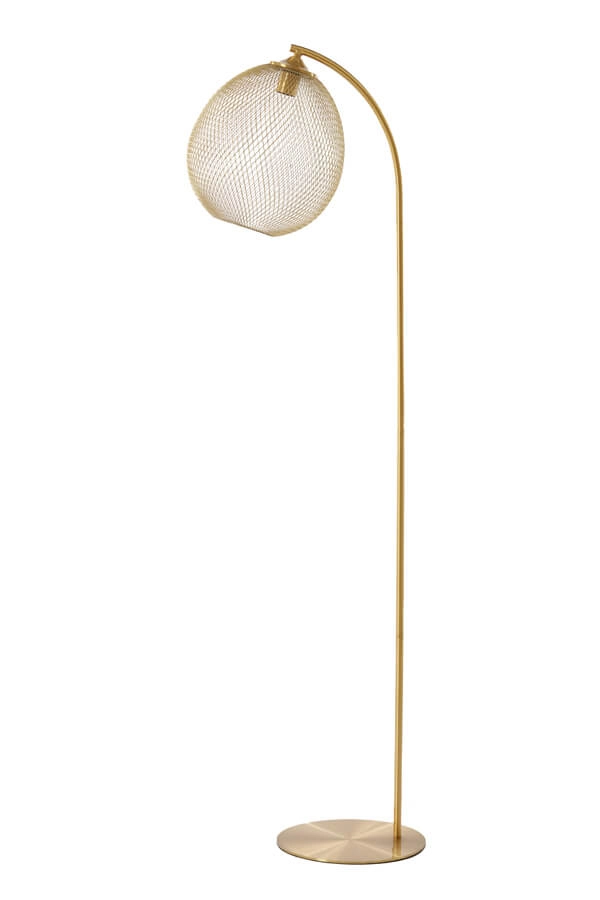 Lampadaire doré Moroc Ø 30cm Light & Living 8717807686437