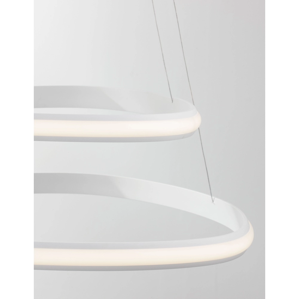 Suspension design Aries blanc Ø 59cm Lyora 5212017419811