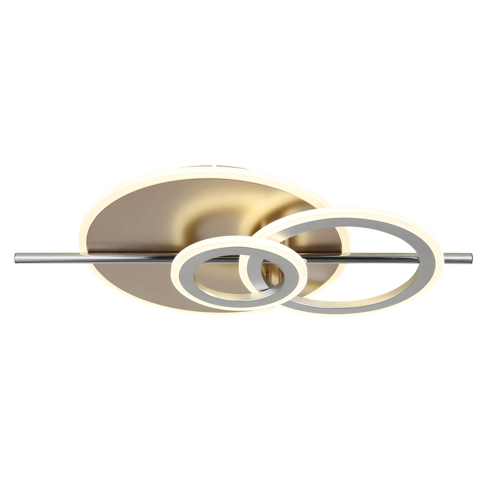 Lampe de plafond à design Norris Champagne Globo 9007371531820