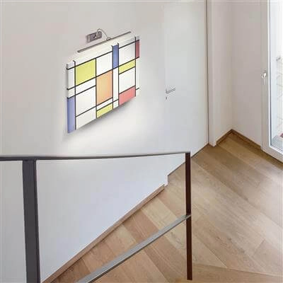 Lampe photo Picture 38cm argent mat Searchlight 5053423022291