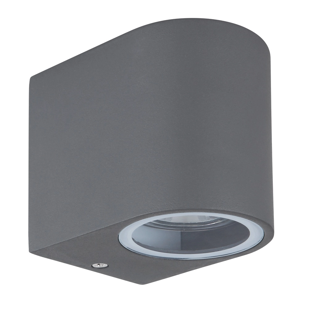 Spot lisse monté en surface Veronika Anthracite en bas Globo 9007371428052