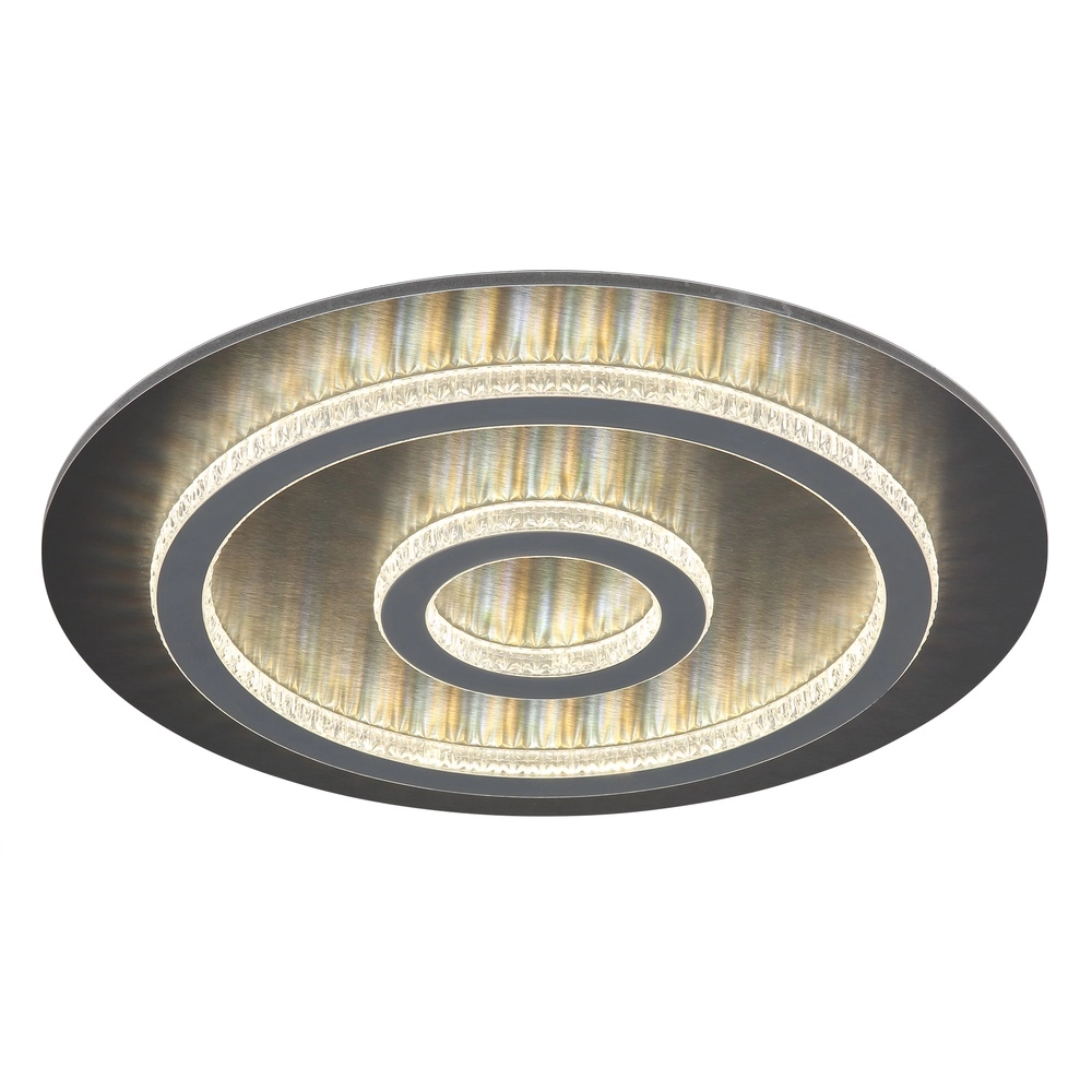 Lampe de plafond Jayden noir Ø 45cm