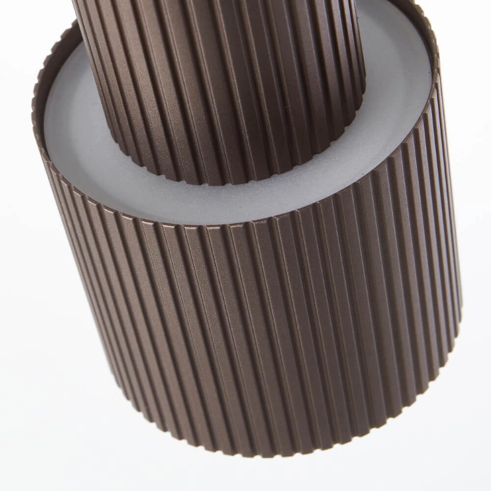 Lampe de table design Cadiz noir avec verre ambré Brilliant 4004353446917