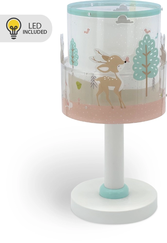 Lampe de table pour chambre d’enfant Loving Deer blanc Dalber 8420406002323