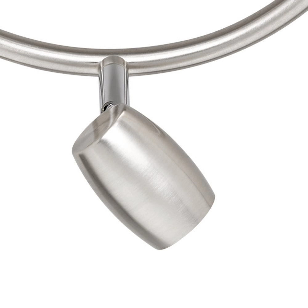 Spot de plafond Michael 3 lumières nickel mat Trio 4017807348323