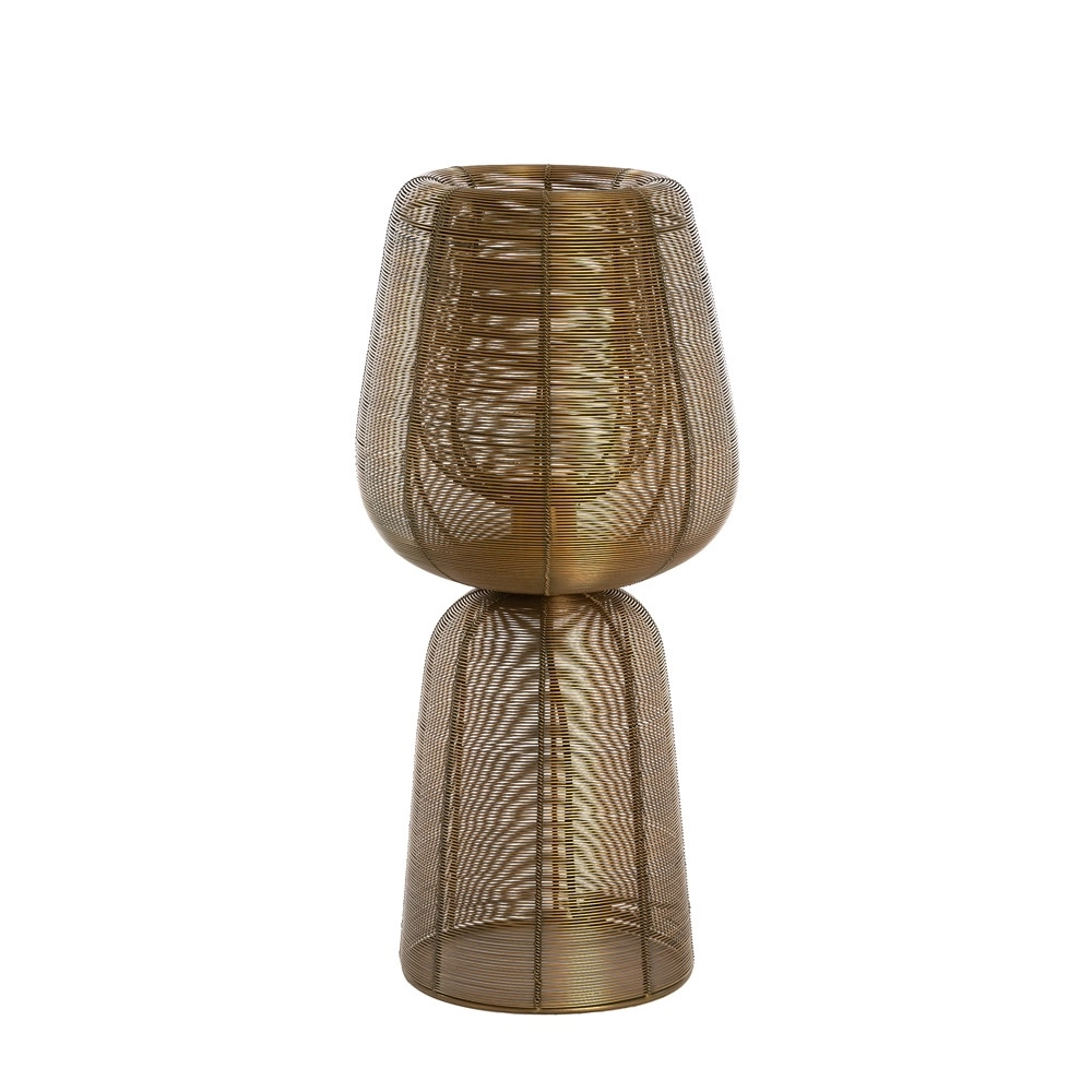 Lampe de table Aboso bronze cuivré Ø 24cm Light & Living 8717807701581