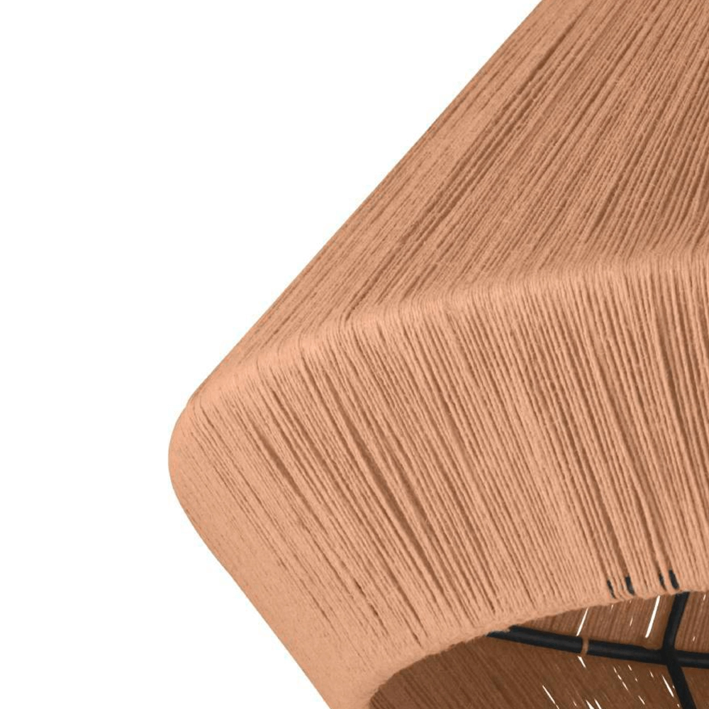 Plafonnier en rotin Alderney Ø48cm Eglo 9002759437848