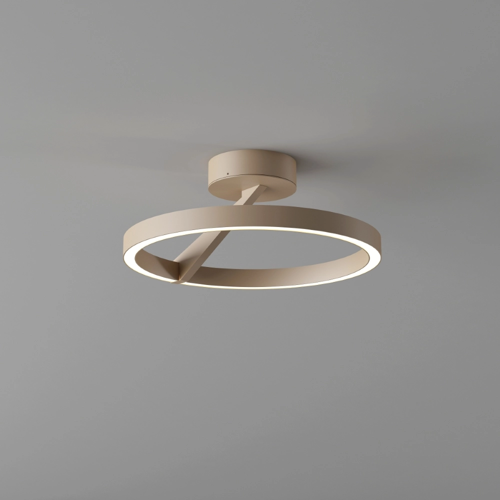 Lampe de plafond à design Oregon Ø 33cm - Champagne Artdelight 8720701103825