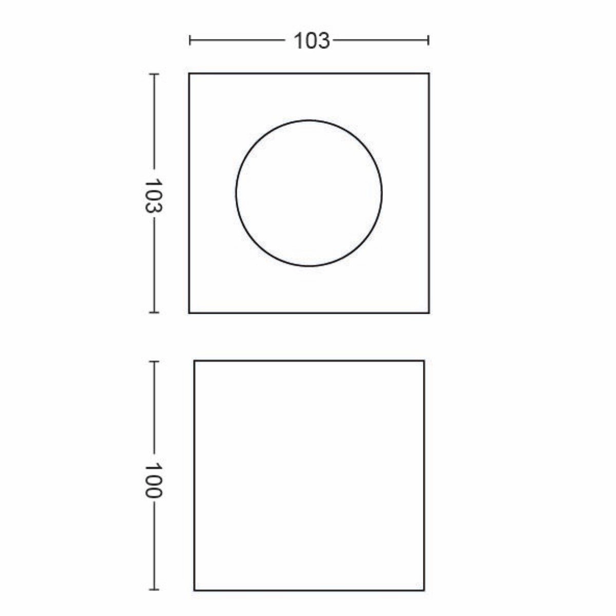 spot Box blanc Philips 8718696164501
