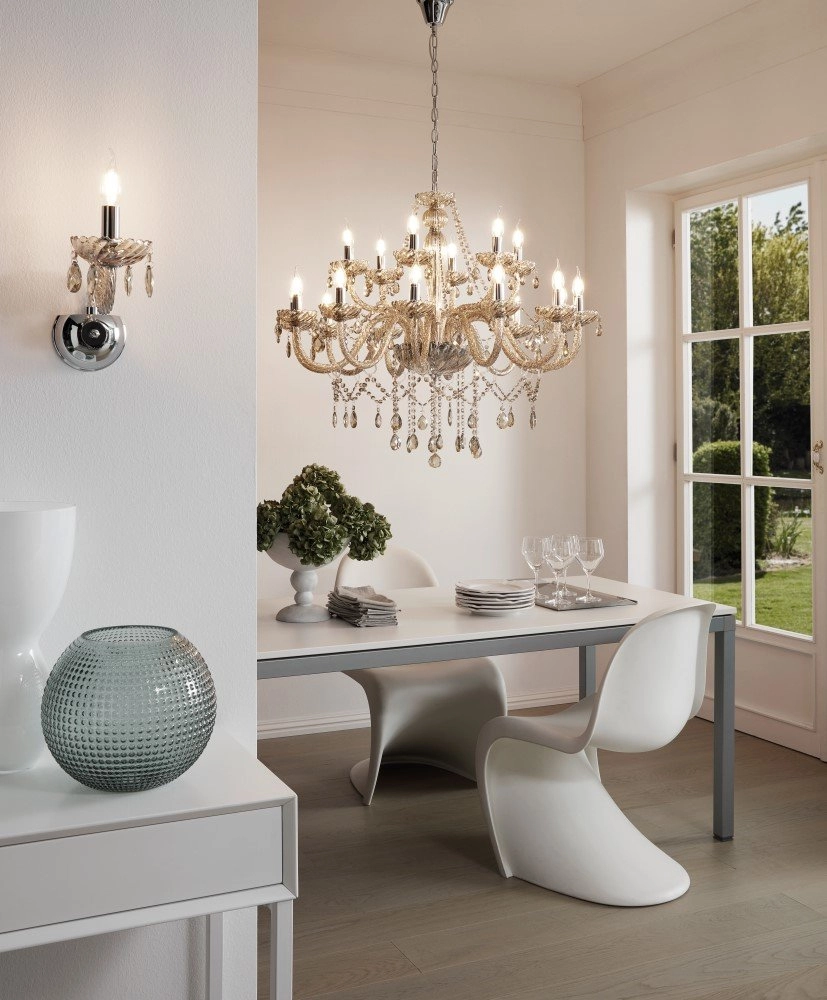 Lustre Basilano 18 lumières 100cm Eglo 9002759390952