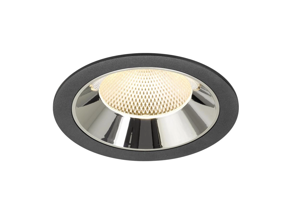 Spot encastré Numinos XL noir/chrome 3000K - 40 deg