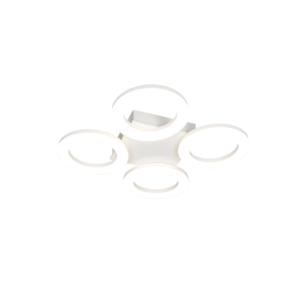 Lampe de plafond à design Cemi Rond blanc