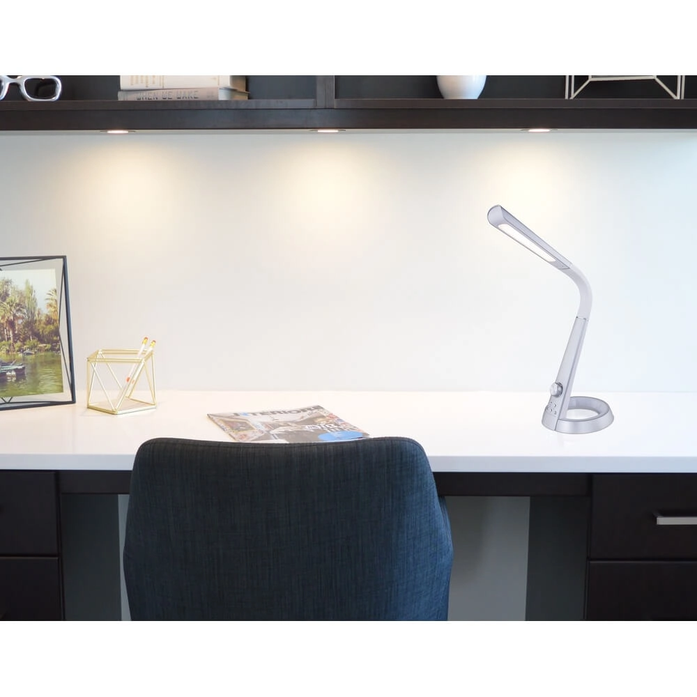 Lampe de bureau Mitti gris argenté Globo 9007371384716