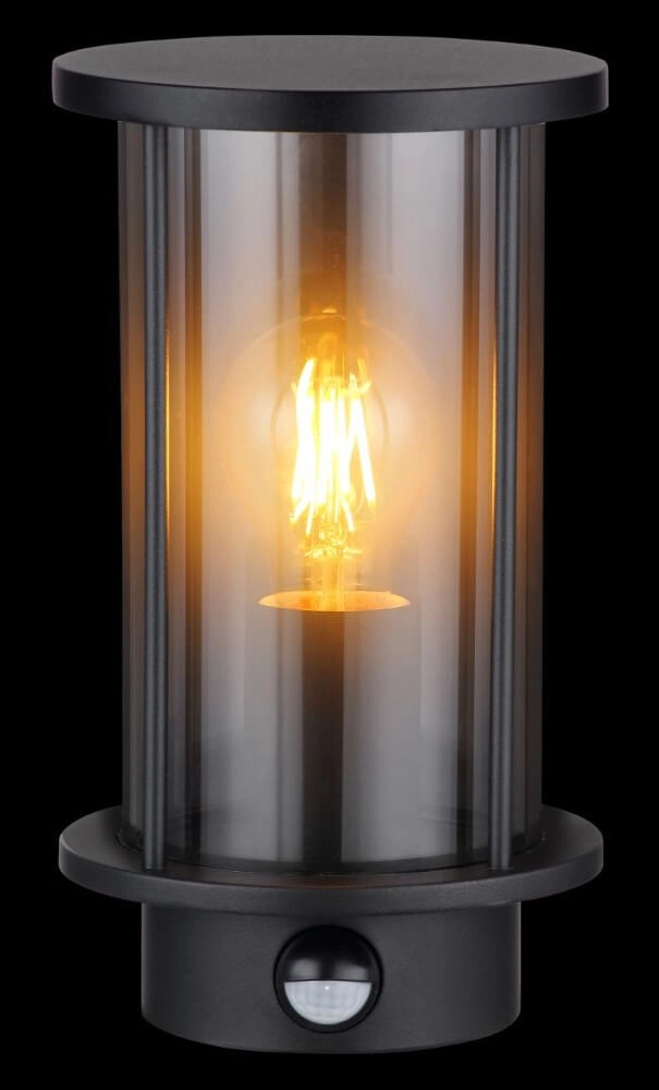 Applique Gracey verre fumé avec capteur Globo 9007371435838