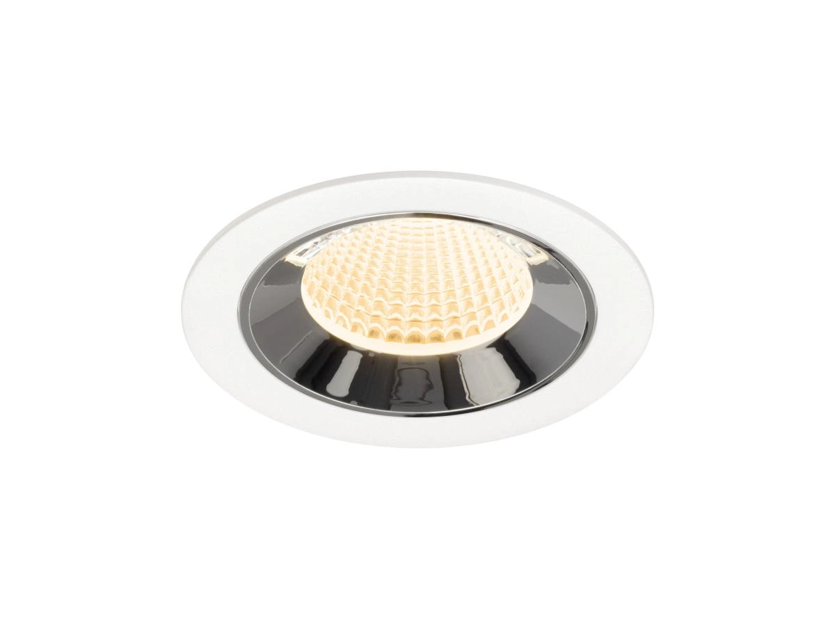 Spot encastré Numinos M blanc/chrome 2700K - 40 deg