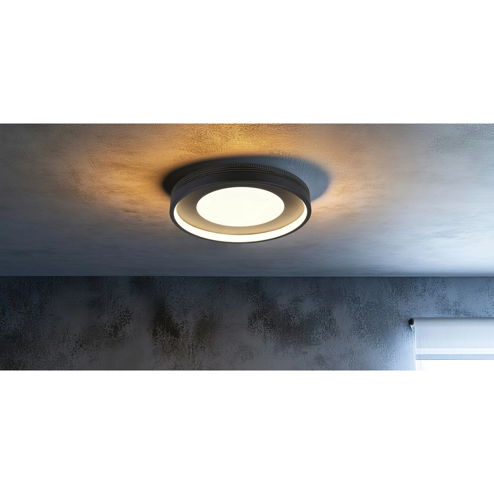 Plafonnier moderne 
Solea noir Trio 4017807660951