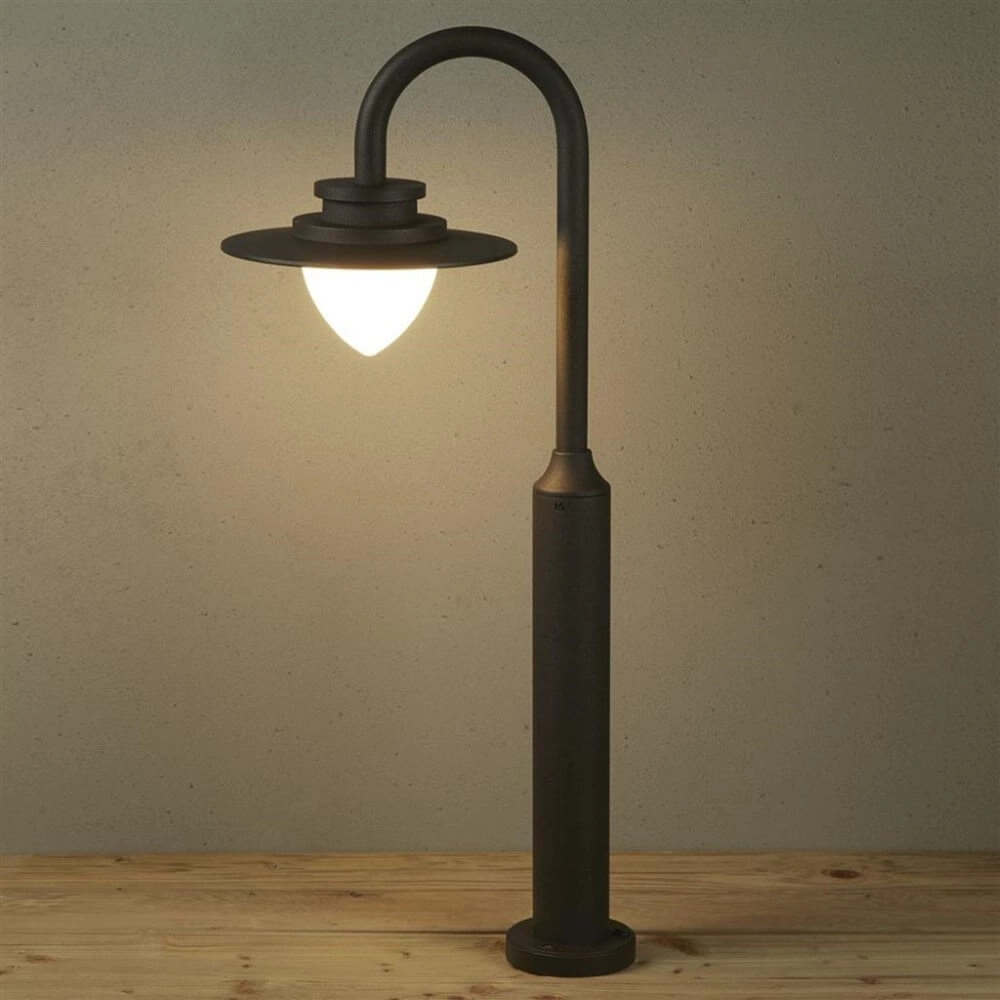 Éclairage de chemin anthracite Texas 80 cm